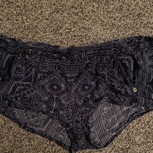 Roxy brand, large, blue shorts, womens